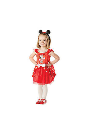 Minnie Kırmızı Çocuk Kostüm 2-3 Yaş
