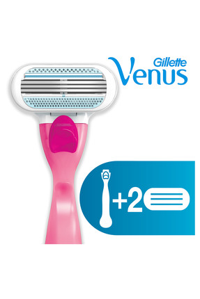 Venus Pembe Kadın Tıraş Makinesi Yedekli